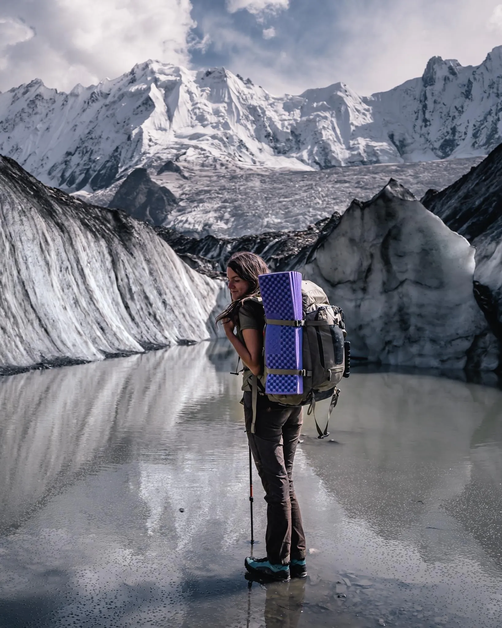 Karakoram Mountains Panorama - Concordia Trek